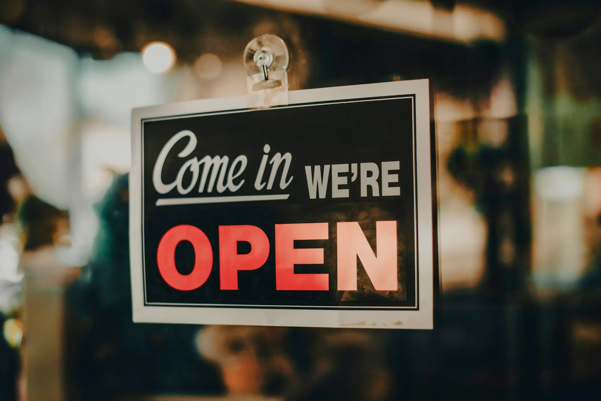 Franchise owner opening store