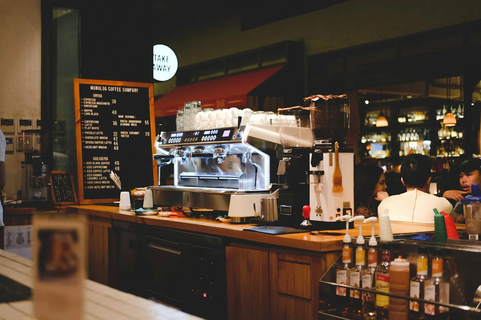 Cafe owner in an Australian small business setting
