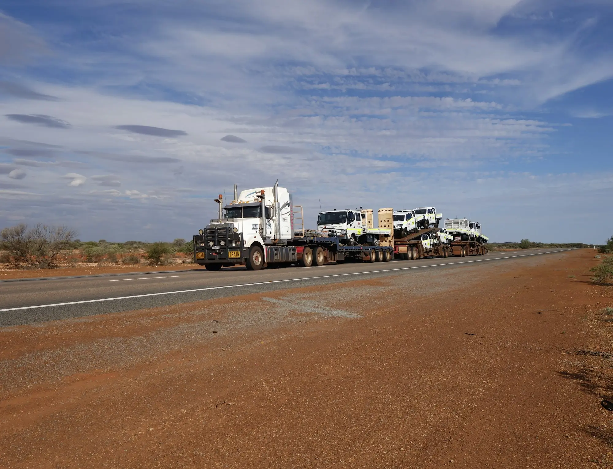 Truck depot in an Australian small business setting