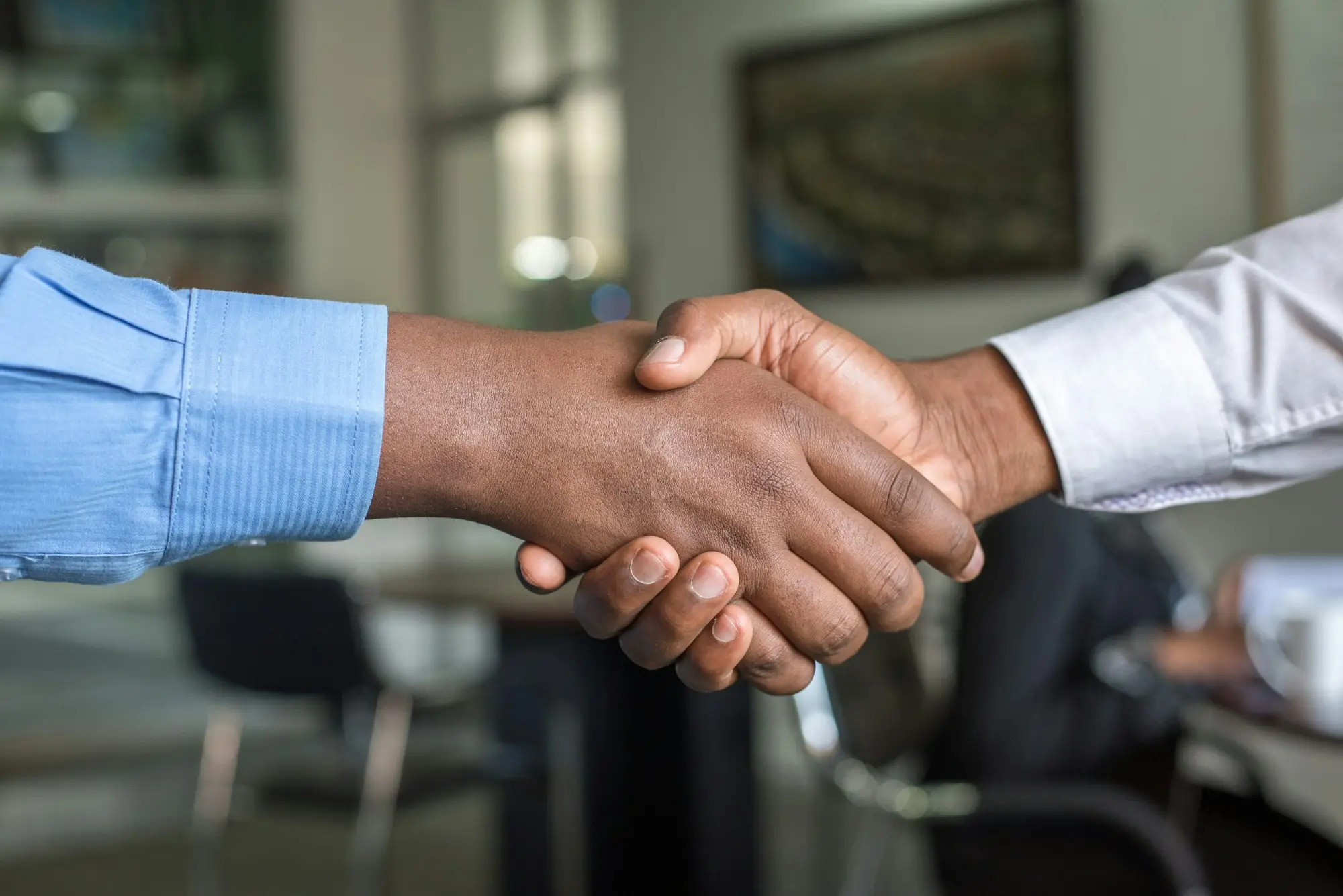 Partner buyout two owners handshake workshop