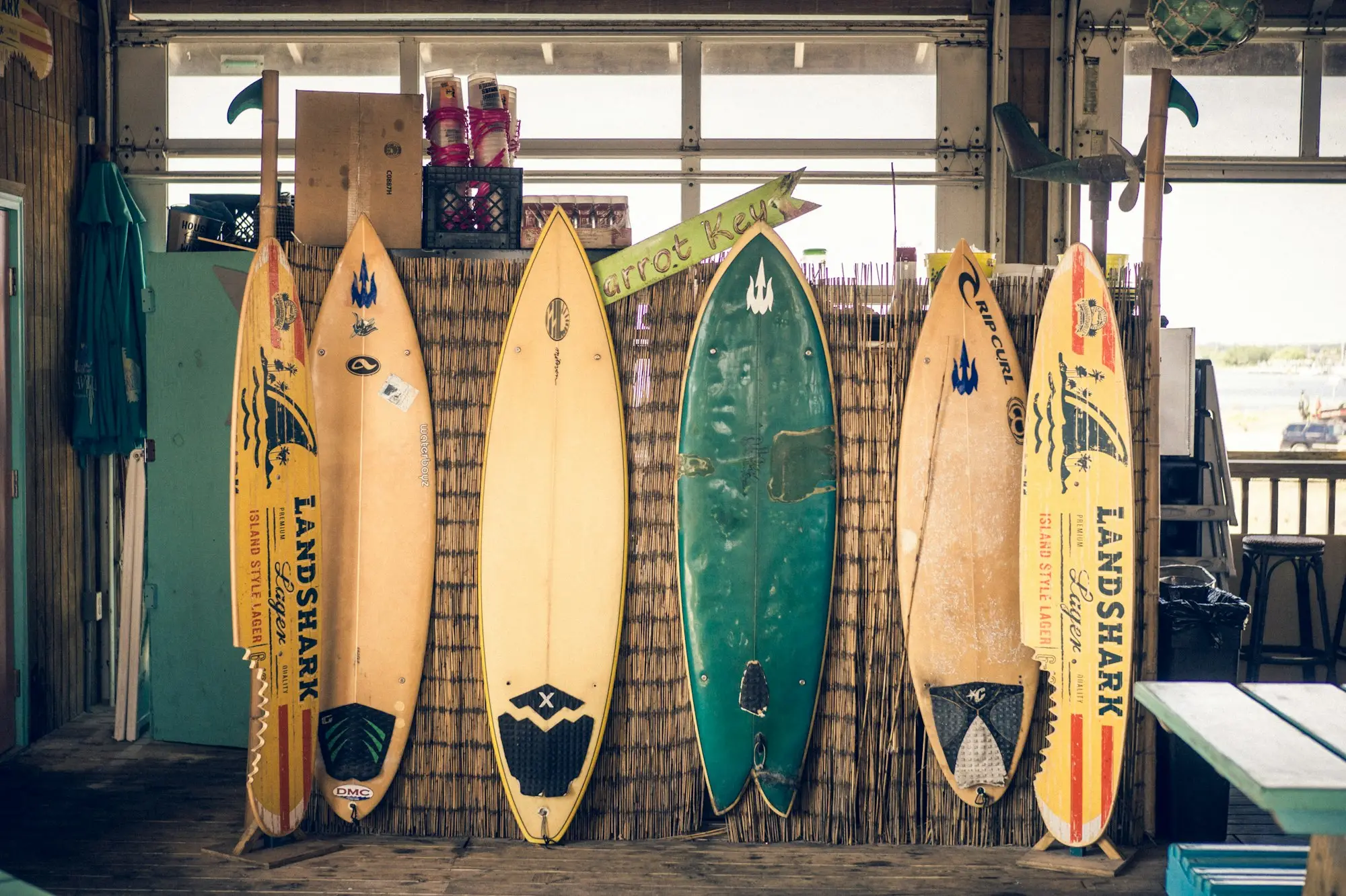 Seasonal surf hire shop owner