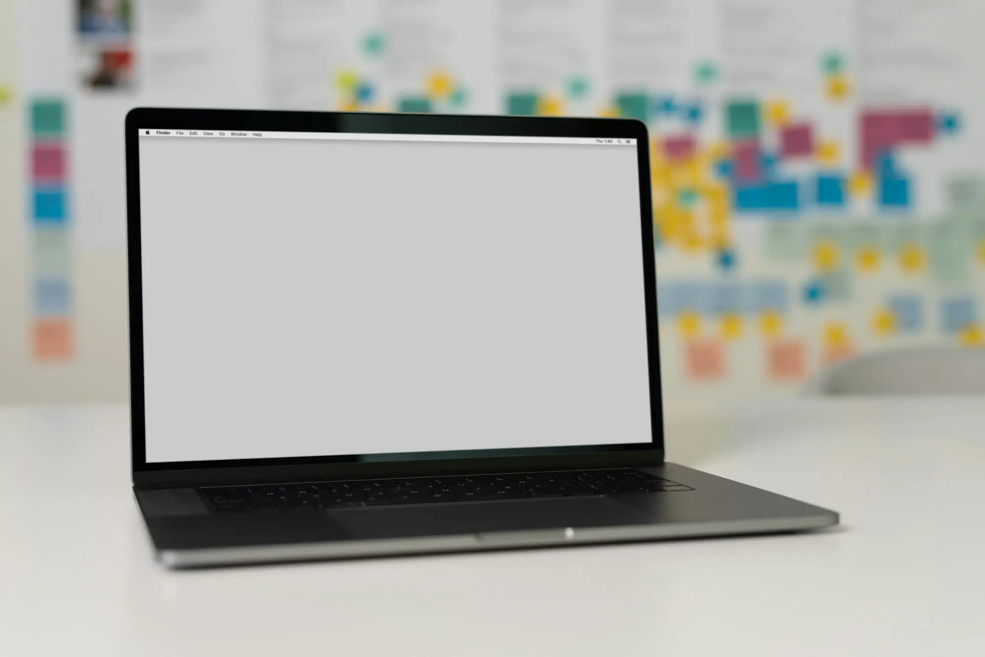 Startup founders workshop laptop