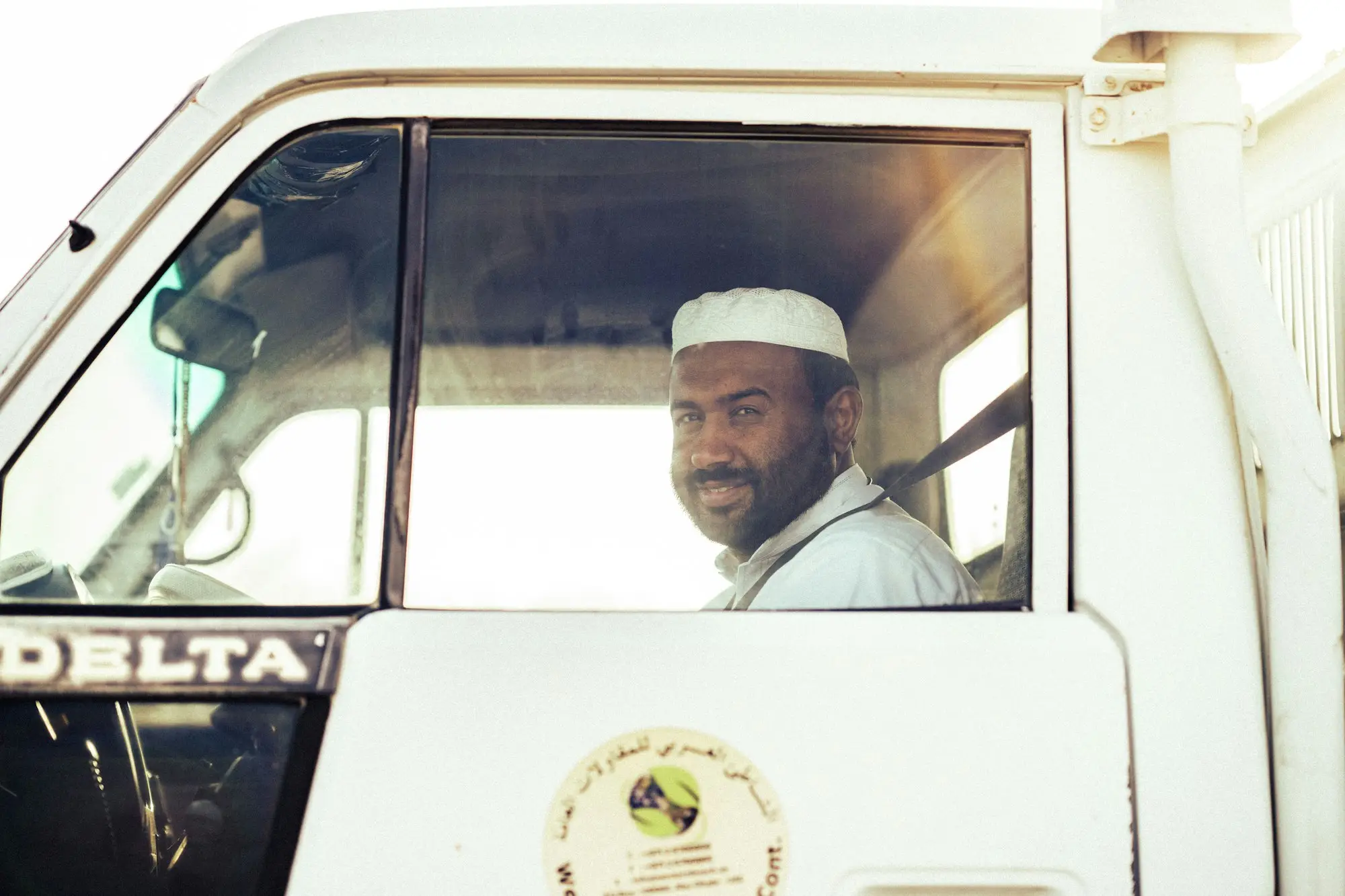 Truck driver prime mover depot